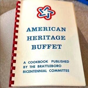 American Heritage Buffet Spiral Cookbook Paperback GUC
